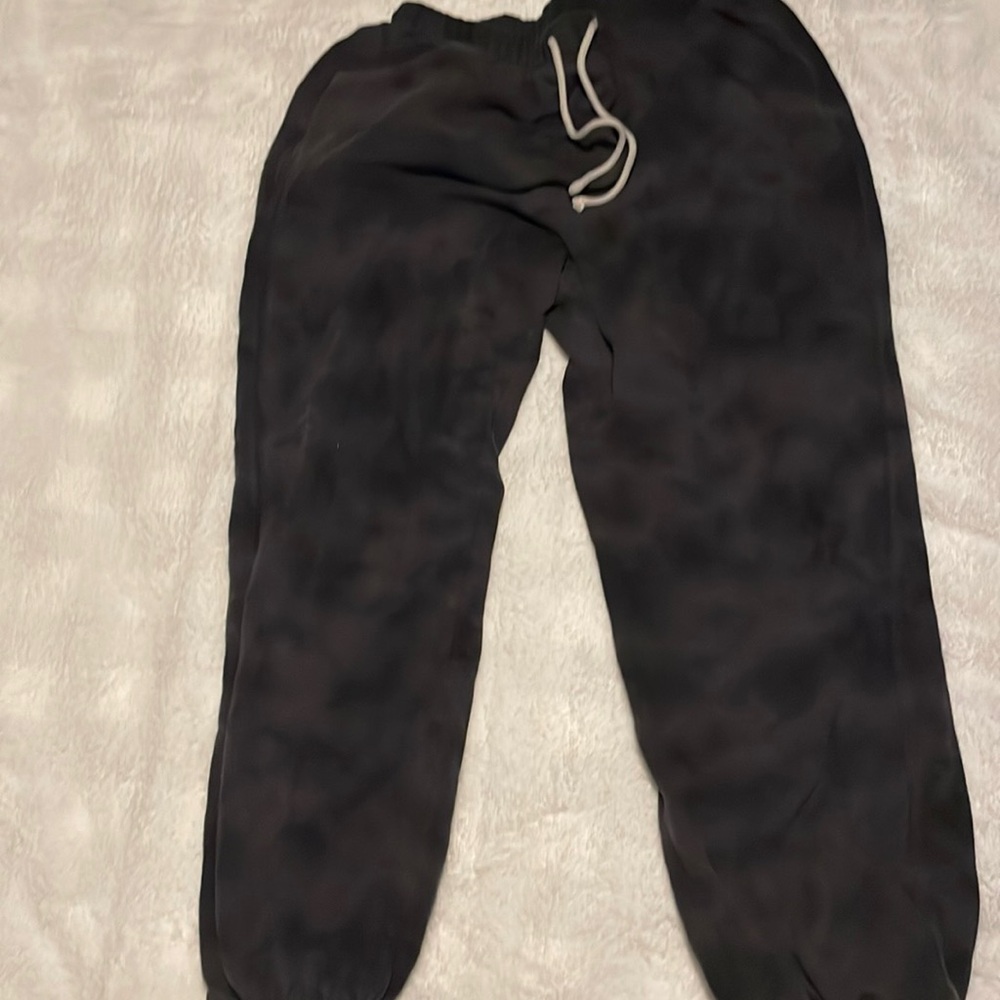 Women's Black Tie Dye Sweatpants